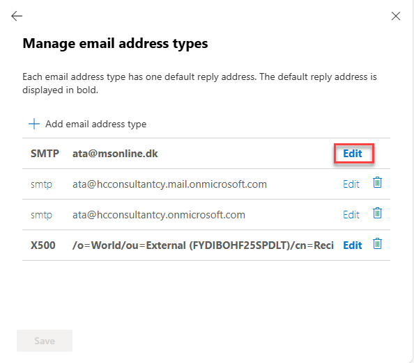 Exchange Online Admin Center