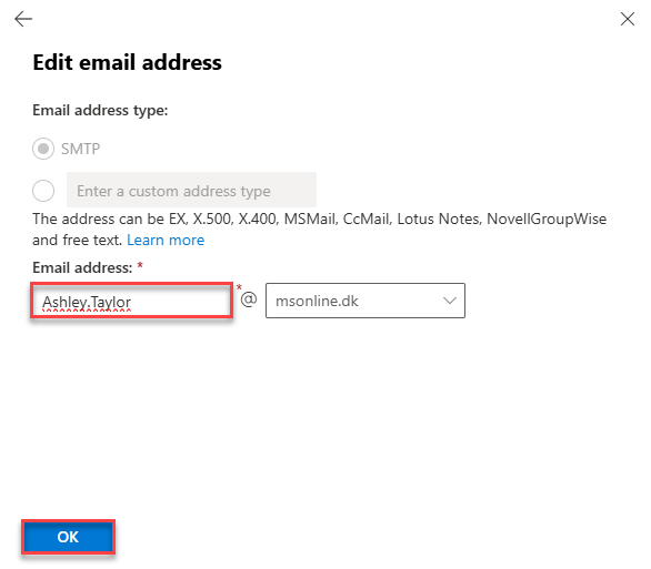 Exchange Online Admin Center