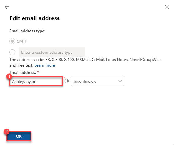 Exchange Online Admin Center