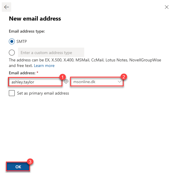Add alias and Save