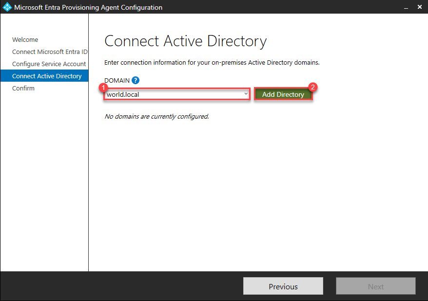 Select domain